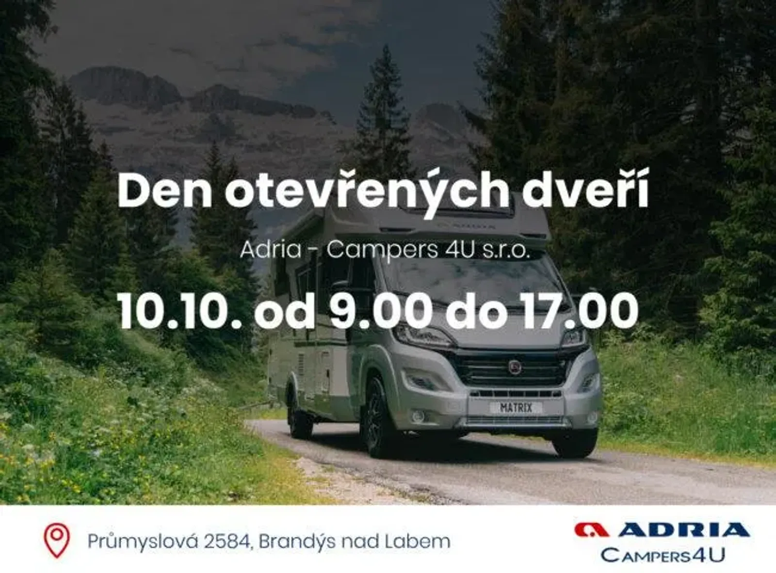 Deň otvorených dverí Adria - 10.10.2020