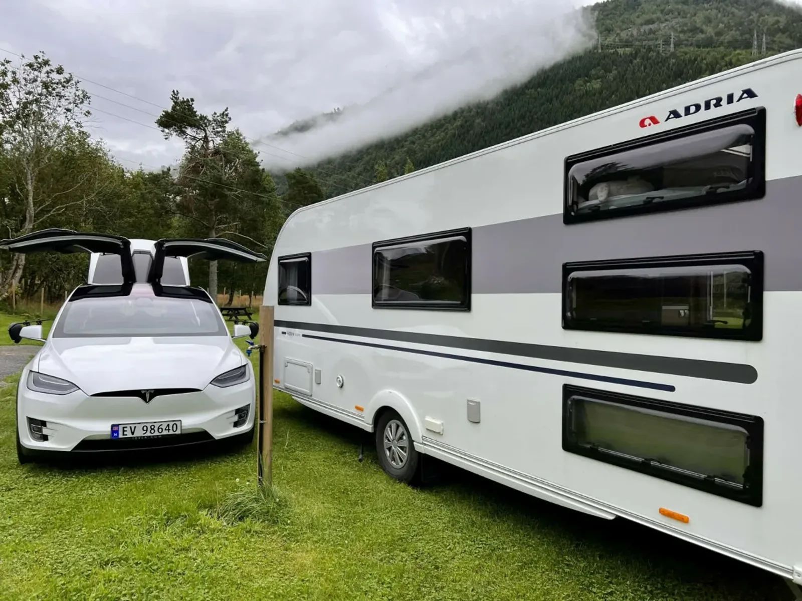 Ťahanie karavanu s elektromobilom?